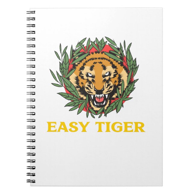Caderno Espiral Tigre Fácil (Frente)