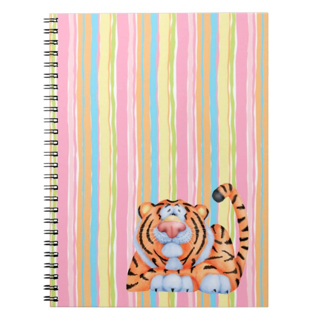Caderno Espiral Tigre - Notebook (Frente)
