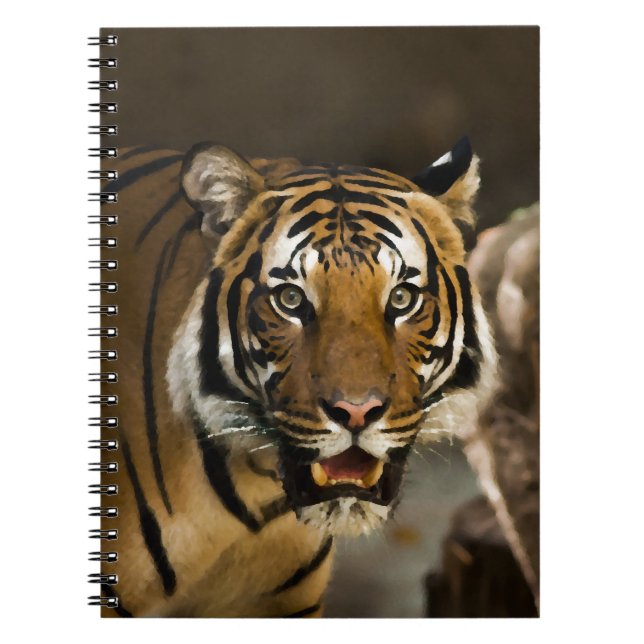 Caderno Espiral Tigre Siberiano (Frente)