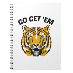 CADERNO ESPIRAL TIGRE VÁ PEGÁ-LOS