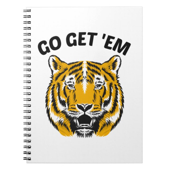 CADERNO ESPIRAL TIGRE VÁ PEGÁ-LOS (Frente)