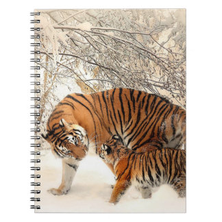 Caderno Espiral Tigres