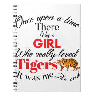 Caderno Espiral tigres