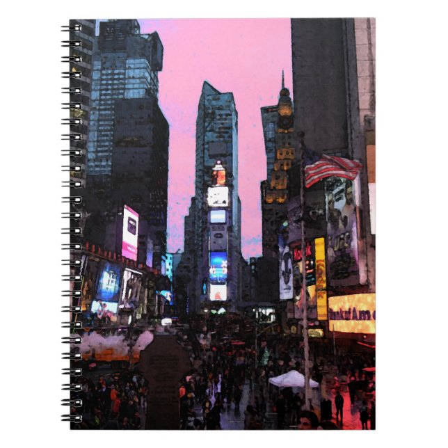 Caderno Espiral Times Square (Frente)