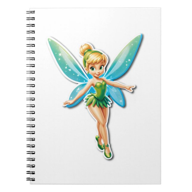 Caderno Espiral Tinker Bell’s Dawn of Birthday Wishes (Frente)