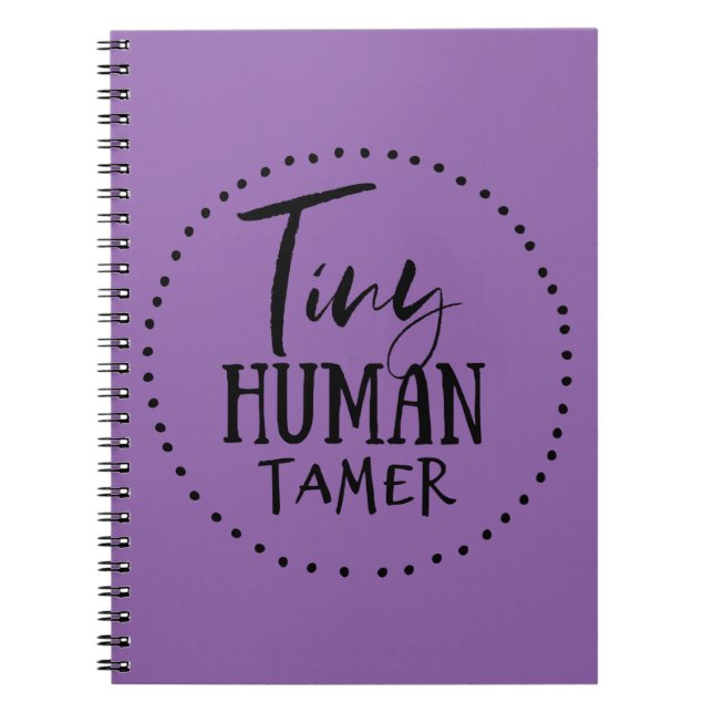 Caderno Espiral Tiny Human Tamer (Frente)