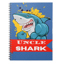 CADERNO ESPIRAL TIO SHARK