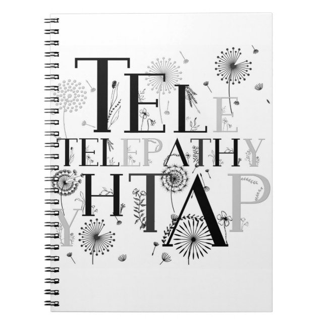 Caderno Espiral Tipografia (Frente)