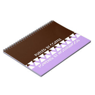 Caderno Espiral Tipografia feminina em distribuição Coffee Mãe C
