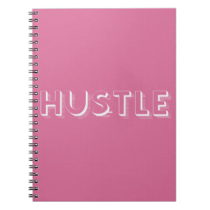 Caderno Espiral Tipografia Moderna do White Hustle