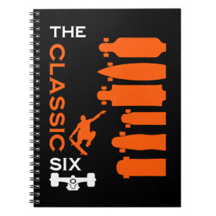 Caderno Espiral Tipos de skate