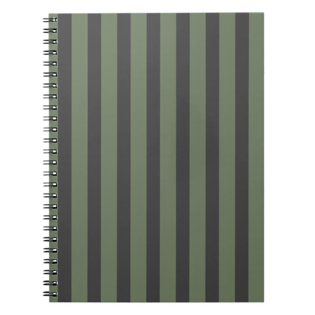 Caderno Espiral Tique Verde Oleícola Moderno (Frente)