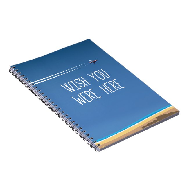 Caderno Espiral Tíquetes de viagens vintage (Lado Direito)