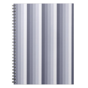 Caderno Espiral Tiras de sombra cinza azul