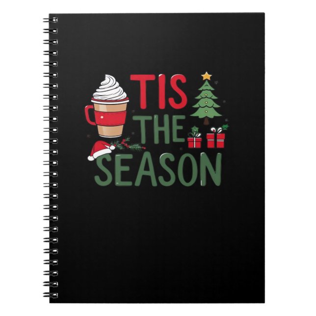 Caderno Espiral Tis The Season Holiday Cheer (Frente)