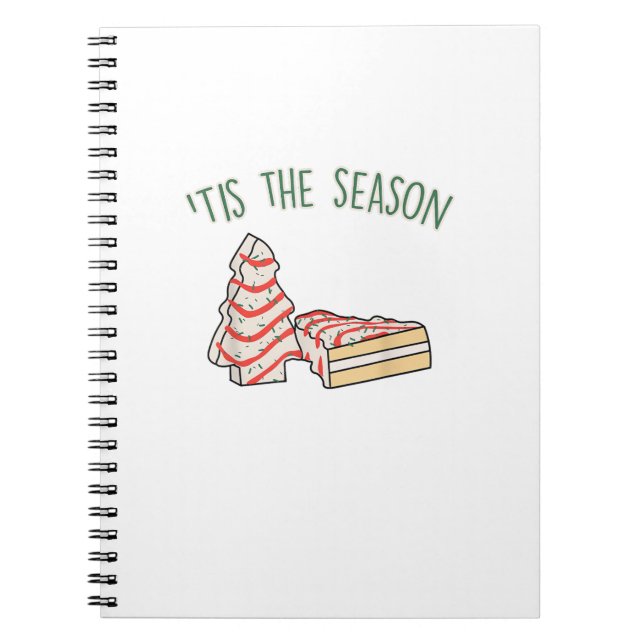 Caderno Espiral Tis The Season Holiday Christmas (Frente)