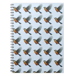 Caderno Espiral Tit azul