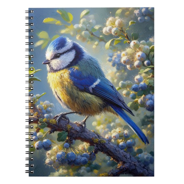 Caderno Espiral Tit azul (Frente)