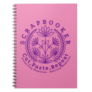 Caderno Espiral Título: "Scrapbookers - Cortar, Colar e Repetir"
