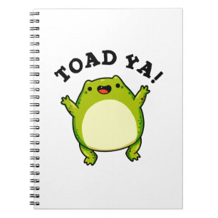 Caderno Espiral Toad Ya Engraçado Sapo Pun