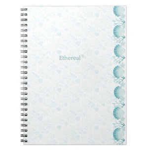 Caderno Espiral Toalha de Praia Personalizada Pérolas Oceânicas Tu
