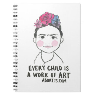 Caderno Espiral Toda Criança é uma Obra de Arte / Abort73.com