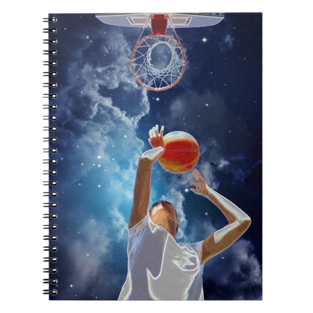 Caderno Espiral Todas as Estrelas do Futuro Basquete (Frente)
