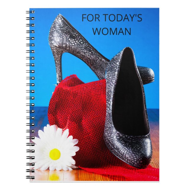 Caderno Espiral TODAY'S Wooman Journal; (Frente)