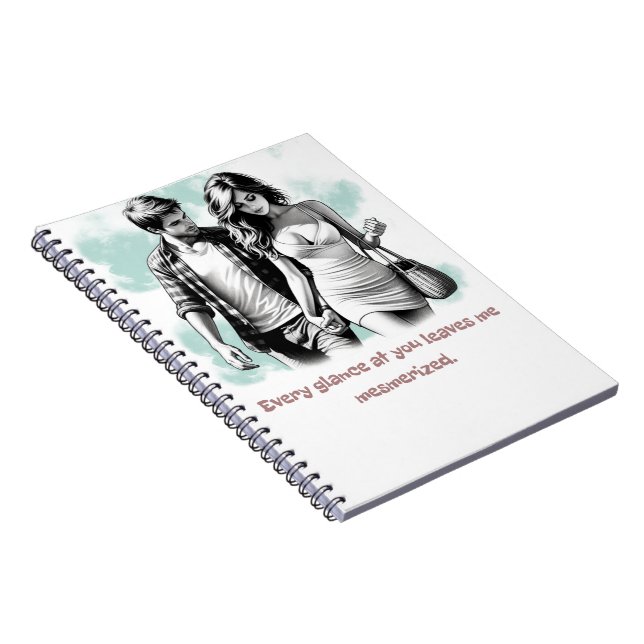 Caderno Espiral Todo brilho (Lado Direito)