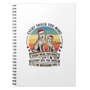 Caderno Espiral Todo Lanche Que Você Faz Cachorro Chapéu de Papai