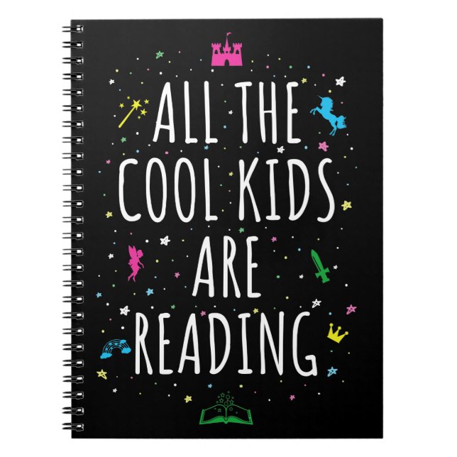 Caderno Espiral Todos os garotos legais estão lendo I (Frente)