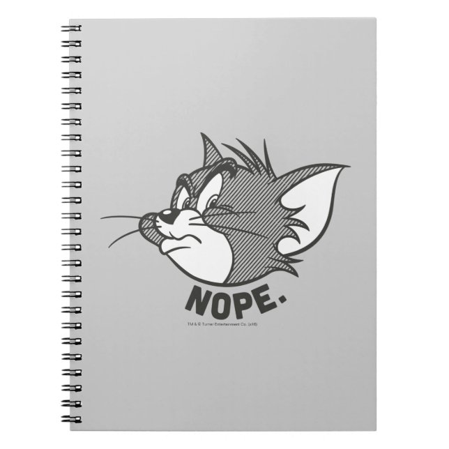 Caderno Espiral Tom E Jerry | Tom Diz Não (Frente)