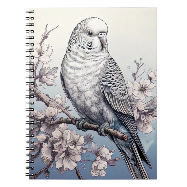 Caderno Espiral Tomada no notebook azul macio (Frente)