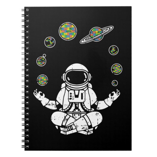 Caderno Espiral Tome esta camisa de yoga astronauta como aniversár (Frente)