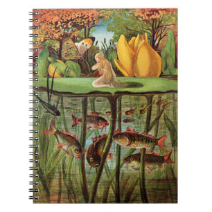 Caderno Espiral Tommelise muito desolado na folha do lírio de