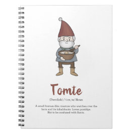 Caderno Espiral Tomte Gnomo Sueco