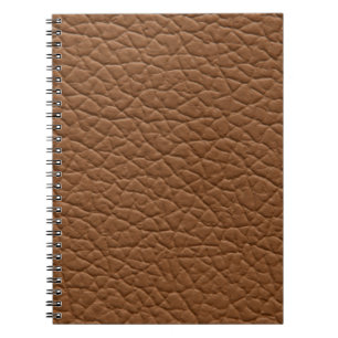 Caderno Espiral Tons castanhos claros de pele clara, textura maior