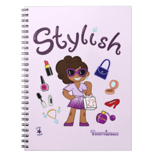 Caderno Espiral TOONVIDUALS Garota Fashionista 1