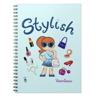 Caderno Espiral TOONVIDUALS Garota Fashionista 3