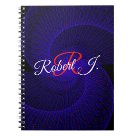 Caderno Espiral Top Down Dual Funnel Geometric Spiral Notebook
