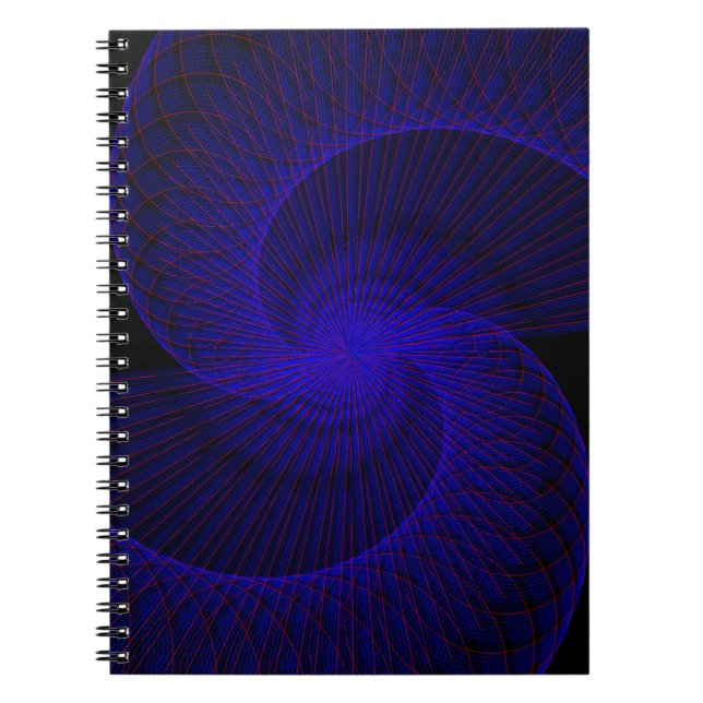 Caderno Espiral Top Down Dual Funnel Geometric Spiral Notebook (Frente)
