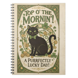 Caderno Espiral Top O' The Morning - St. Patrick's Day Notebook