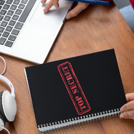 Caderno Espiral Top Secret Notebook
