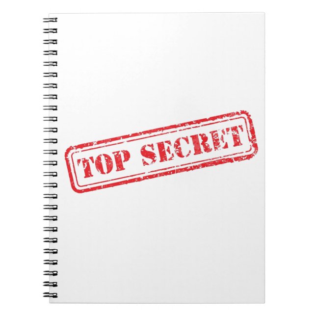 Caderno Espiral Top Secret Notebook (Frente)