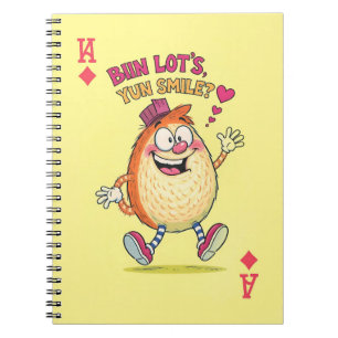 Caderno Espiral Toque seu estilo - Cartão engraçado