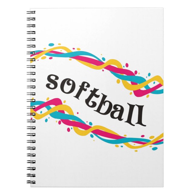 Caderno Espiral Torções do softball (Frente)