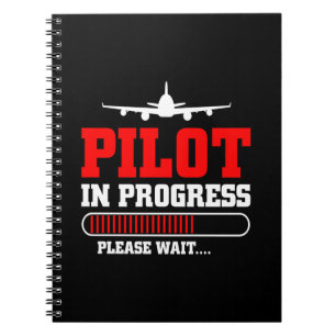 Caderno Espiral Tornando-se um Piloto Treinamento de Aviação em