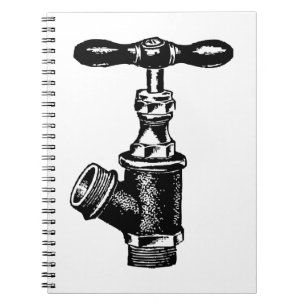 Caderno Espiral Torneira
