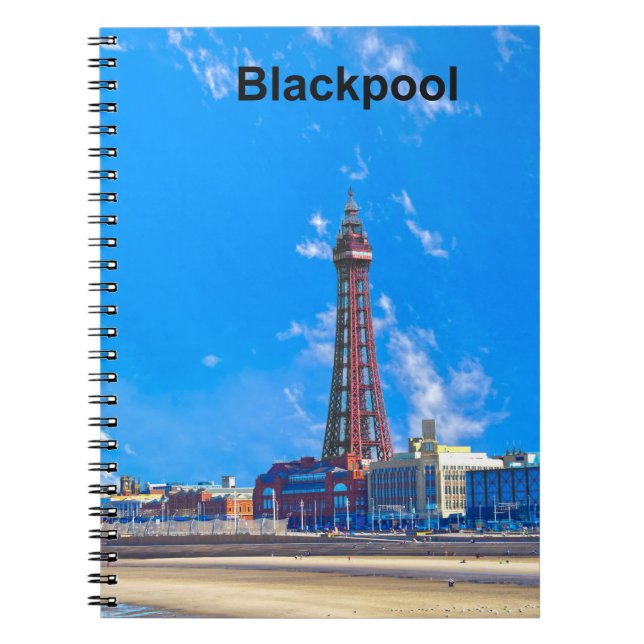 Caderno Espiral Torre Blackpool (Frente)