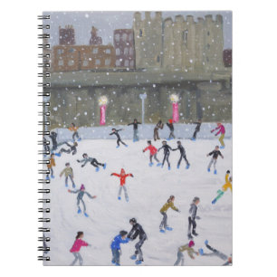 Caderno Espiral Torre da pista de gelo 2015 de Londres